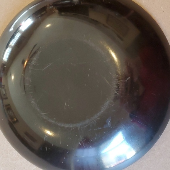 Couric 8 inch round red cardinal tray pine branch dish Vintage - Picture 3 of 5